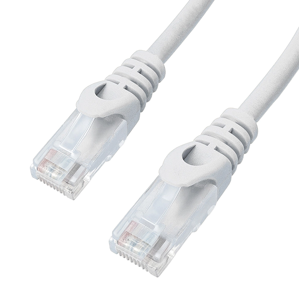 Assynia Cat6 U/UTP Slimline Patch Lead, LSZH, 2m, White